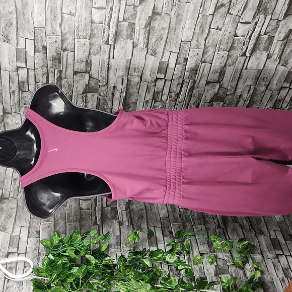 Nike Dri-FIT Plum Sleeveless Training Jumpsuit - Picture 7 of 12
